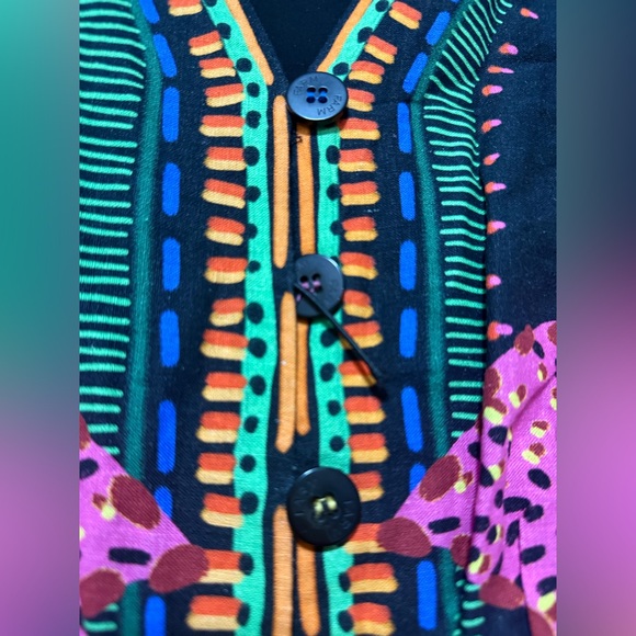 Farm Rio Black Cool Leopards Maxi Dress - Picture 6 of 6